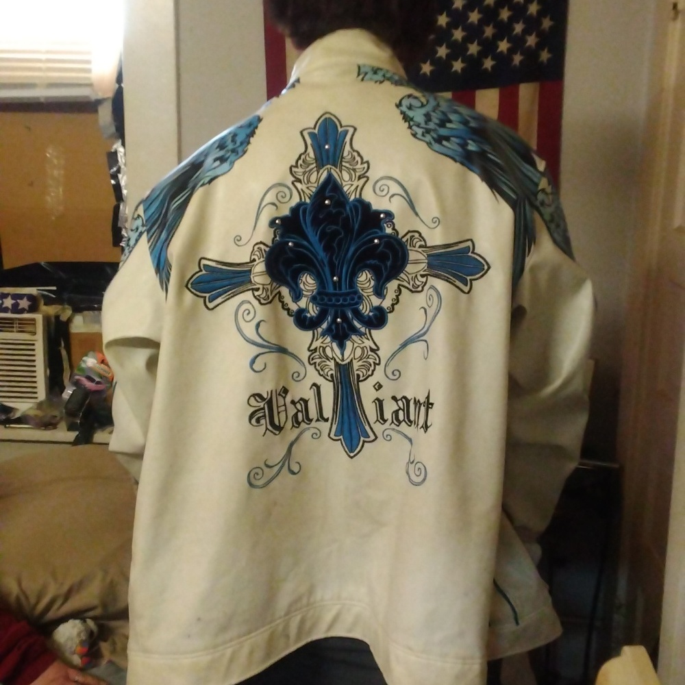Rawblue, men's white denim jacket